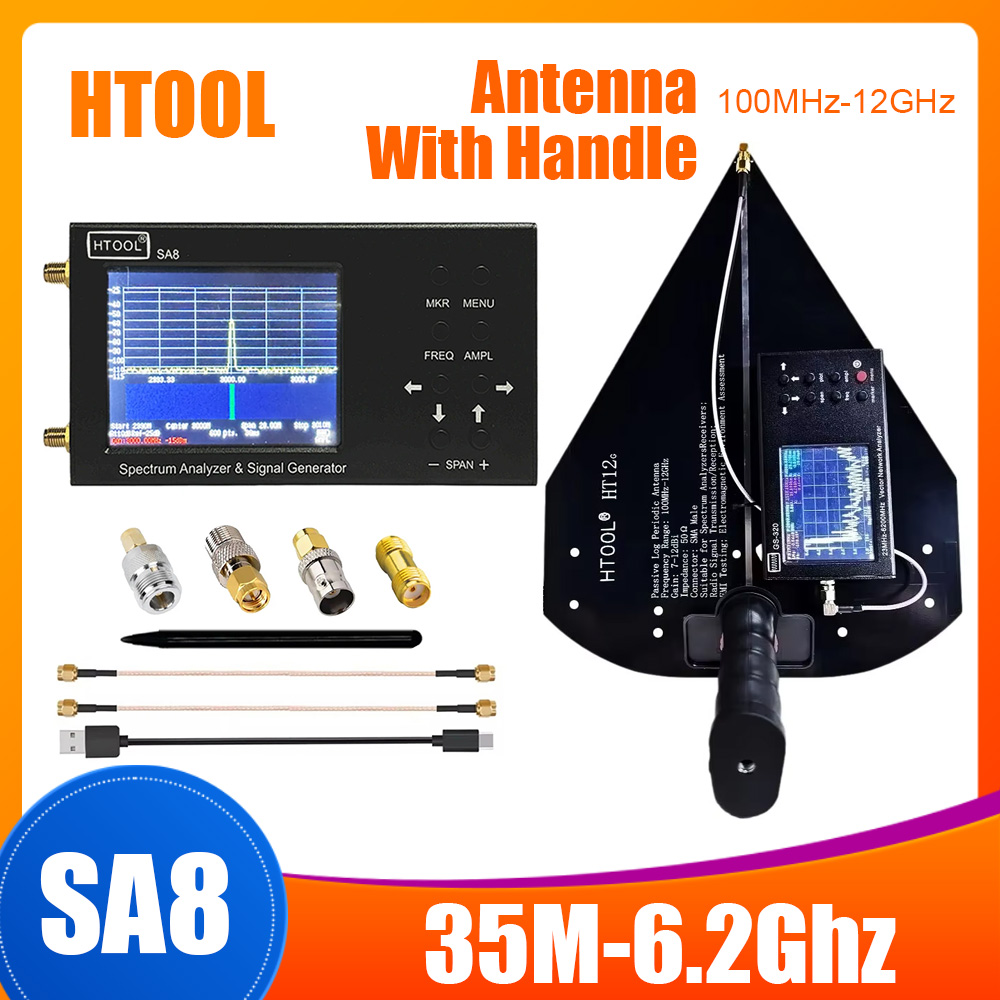 Signal Generator Spectrum Analyzer - Analizator widma HTOOL SA8 35M-6.2Ghz Generator