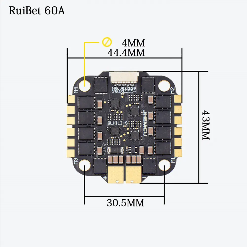 Kontroler lotu Jhemcu F7 Stack – Fpv Flight Controller F7 Stack 60A recenzja i cena