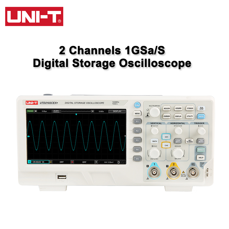 UNI-T Oscyloskop Cyfrowy UTD21 – Digital Storage Oscilloscope 100Mhz recenzja i cena