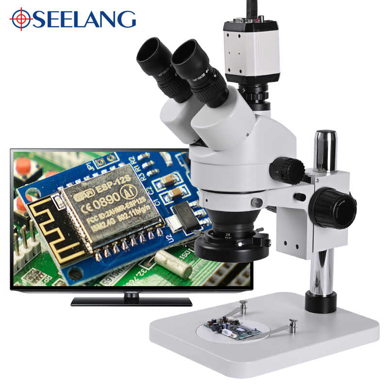 Mikroskop stereoskopowy klasy  – Stereo Trinocular Microscope Pcb recenzja i cena